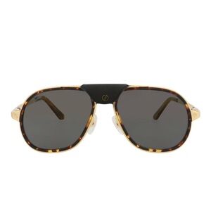 Cartier Tortoise and Black Men's Glasses with trademark screw details, brand new
